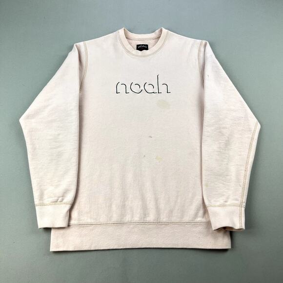 Noah NYC Other - Noah NYC Sweatshirt Adult Small Pink Embroidered Crewneck Pullover Terry Cotton
